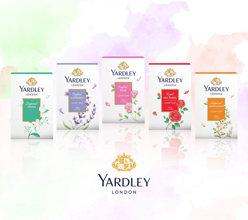 Yardley English Rose Soap 3 Bar Box 100gea bar by Yardley - Image 5