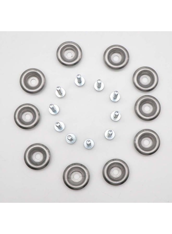 kipa Pack-10 Skid Plate washers Stainless steel Replace for Polaris RZR 1000 900 800 570 XP Turbo General, With Bolts, Durable - Image 4