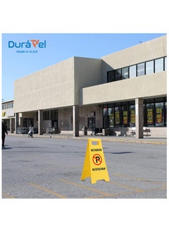 Duravel Two-Sided Fold-Out No Parking Signs, Portable Outdoor Folding Floor Sign Yellow, Self Standing & Easy to Read Plastic - pzsku/ZE83D91BCF6745C66CA20Z/45/_/1739975140/b0efe031-1e44-4fb5-a1aa-732f2c7b32f1