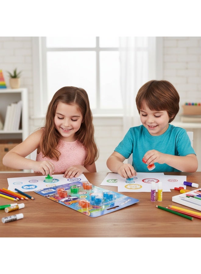 SKOODLE Self Inking Stamps Kit | Stamps for Art & Craft Activity | Party Favor Fun | Age 3+ - Image 3