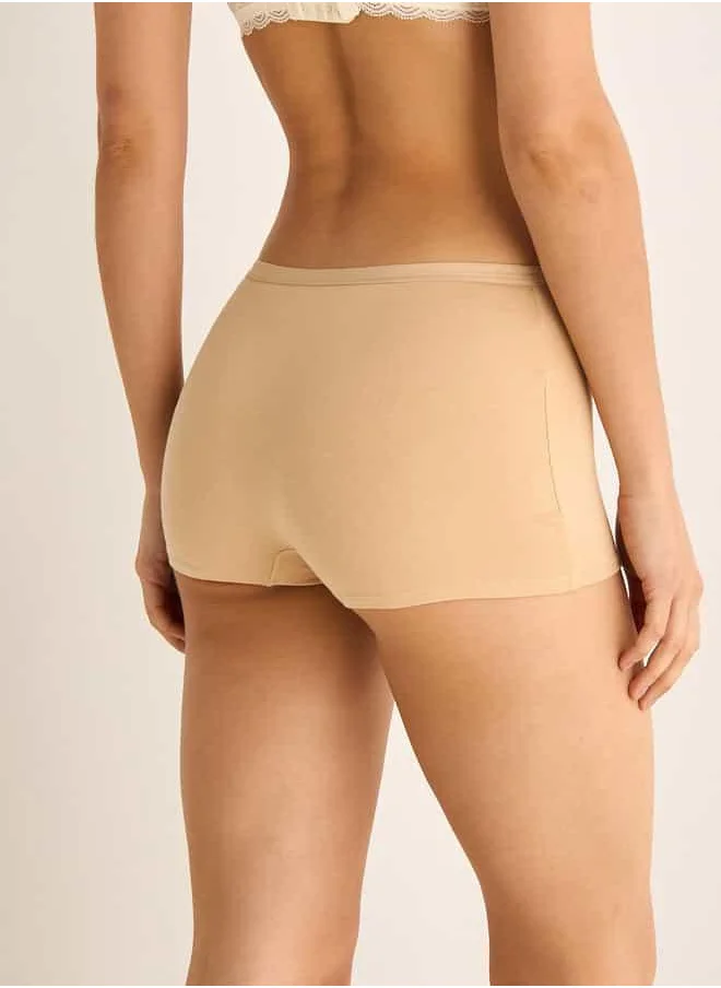 فاف Set of 5 - Boyshort Briefs with Elasticated Waistband