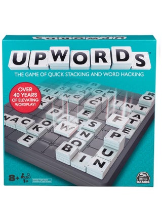 Upwords Word Game With Stackable Letter Tiles & Rotating Game Board ; Games For Family Game Night ; Family Games For Adults And Kids Ages 8 And Up - pzsku/ZE83D99621327DB821B82Z/45/_/1697273664/1e579a73-99a5-494a-88e8-c96f5cc4df2e