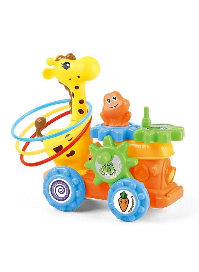 FunBlast Funny Giraffe Toy for Kids - Musical Giraffe with 360 Degree Rotating Wheel, Bump and Go Giraffe Toy, Light and Sound Toys for 3+ Year Old Kids, Boys, Girls (Multicolor) - Image 1
