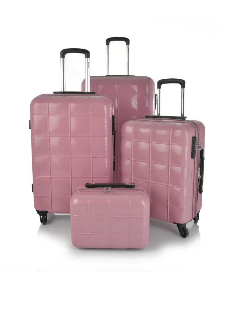 Echolac Echolac Unisex Hard Luggage Trolley Travel bag 4Piece Set 13 Inch PC005SR