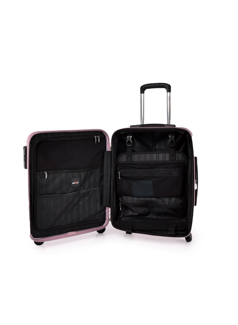 إيكولاك حقيبة سفر ترولي صلبة إيكولاك للجنسين ٤ قطع مقاس ١٣ بوصة - Image 3