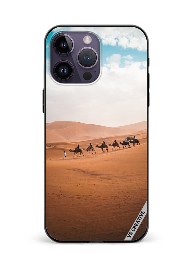 VR CREATIVE Protective Case Cover For Apple iPhone 16 Pro Max Camel In Desert Design Multicolour