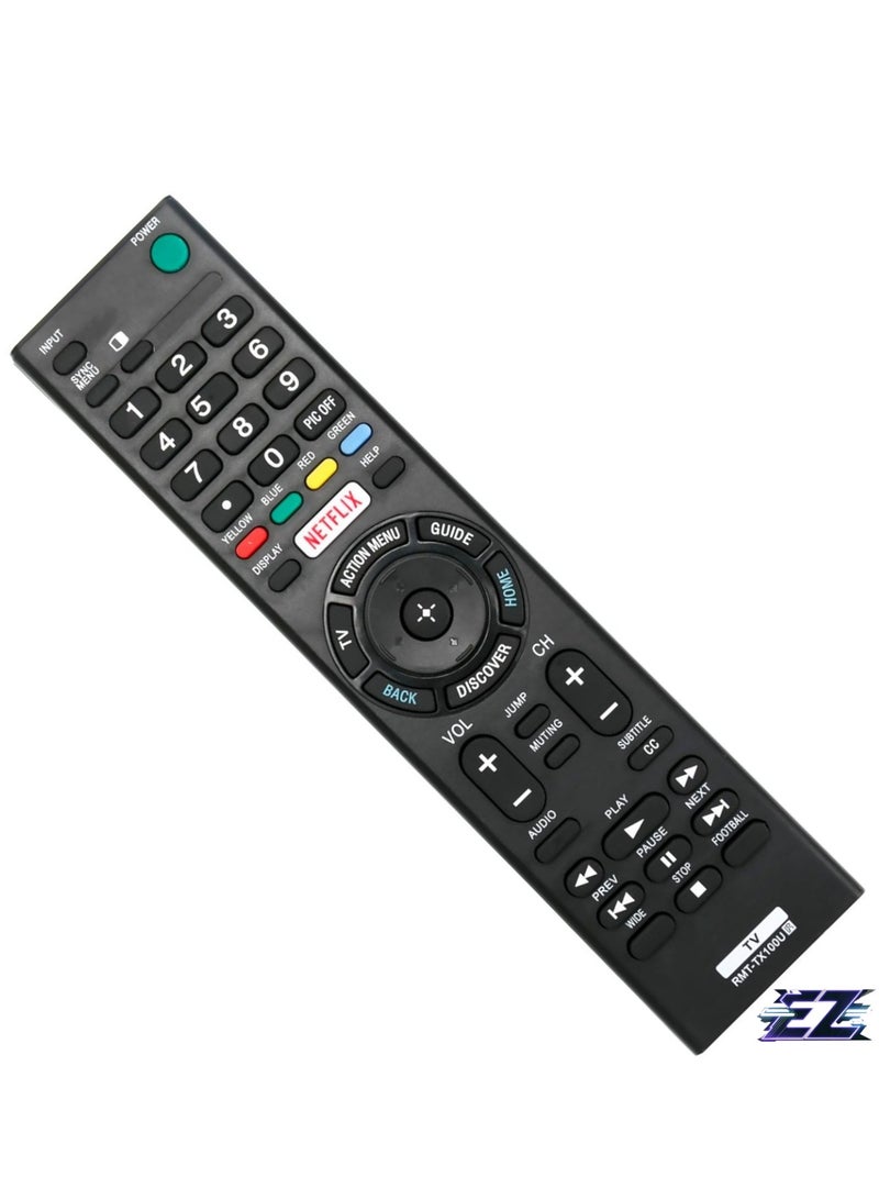 ELTRAZONE RMT-TX100U Replacement Remote Control Compatible with Sony Smart LED TV KDL-50W800C KDL-55W800C KDL-65W850C KDL-75W850C XBR-43X830C XBR-55X890C with battery - Image 2