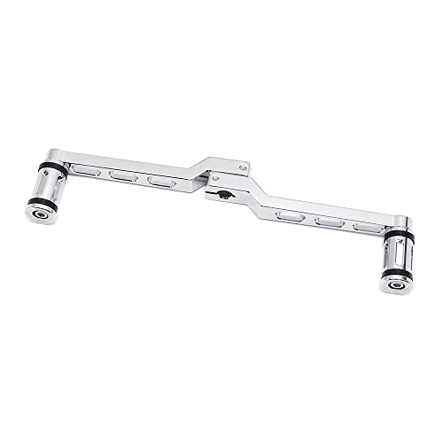 Dreamseek Motorcycle Heel Toe Shifter Lever + Shift Peg for Harley FL Softail/Touring, Road King, Street Glide/Tri Glide Trikes (Chrome) - Image 5