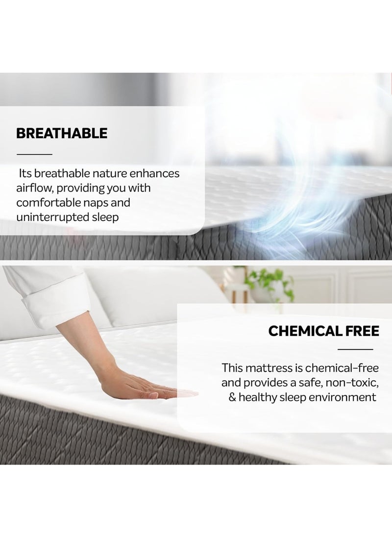 KUSTOMDECO Kustom Deco Ortho Comfort Elite Series – Premium 10cm Mattress, Medium Firm Comfort, 2-Year Warranty, Multiple Sizes Thickness 10cm Size  - Image 4