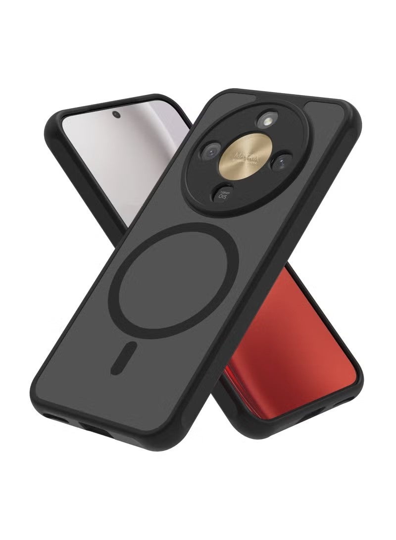 X-level for Honor X9d Case Cover and 2 Pcs Screen Protector,Magnetic Slim Translucent Matte Hard Back Soft Bumper Anti-Fingerprint Shockproof Phone Case for X9d 5G - Image 3