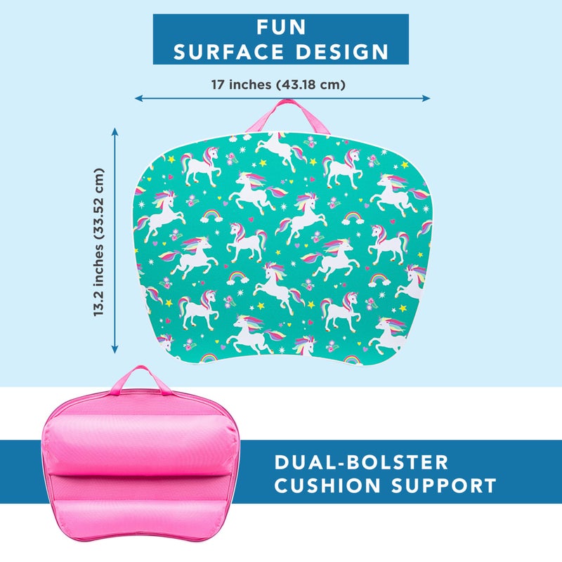 LAPGEAR MyStyle Portable Lap Desk with Cushion - Unicorn - Fits up to 15.6 Inch Laptops - Style No. 45357 - Image 5