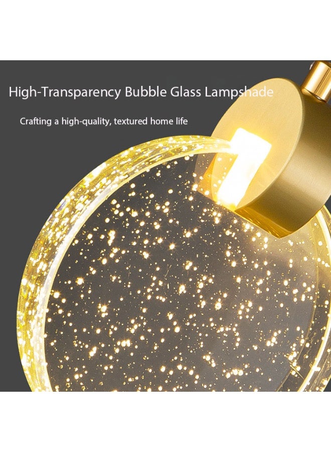 روعة مصباح معلق فاخر من الكريستال الشمالي | مصباح LED ثلاثي الألوان قابل للتعتيم | مصباح معلق صناعي عصري لإضاءة غرفة الطعام، مناسب لغرف النوم والممرات والقاعات والمطابخ وغرف المعيشة ومناطق المدخل. - Image 5