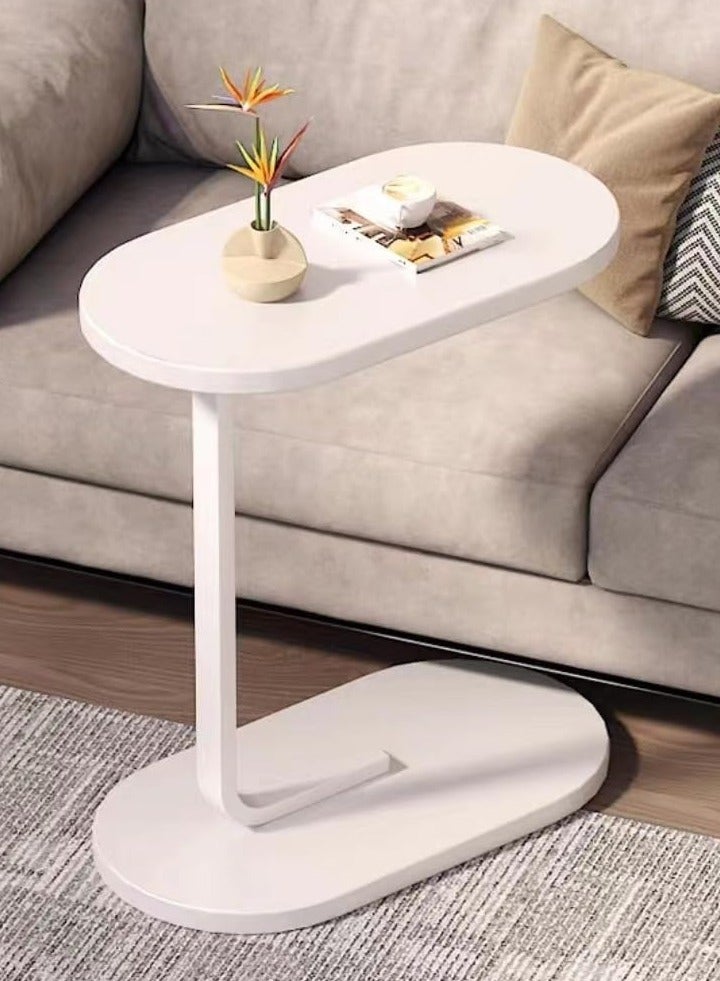 Generic Side Tables for Small Spaces，Sofa Side Table, C Shaped End table Coffee Table,Anti-Rust Waterproof, Living Room Bedroom Balcony Office Wood Couch Tables that Slide  - Image 4