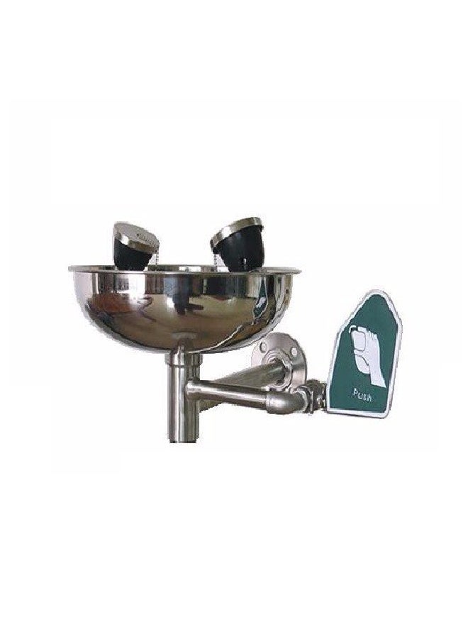 Eyevex Stainless Steel Wall Mounted Eye Wash EE 2797 SS 