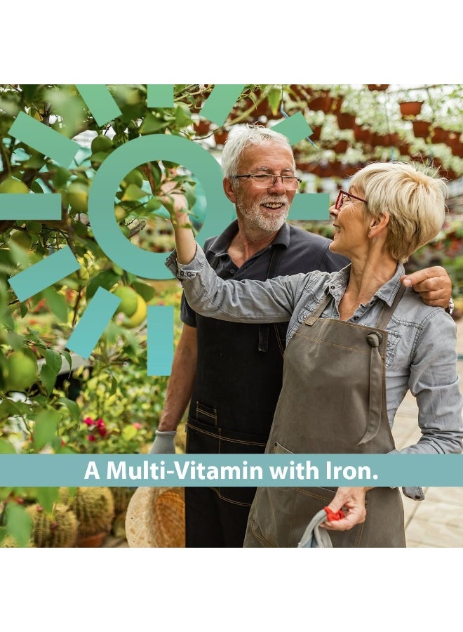 GeriCare One-Daily Multi-Vitamin with Iron Tablets for Adults - Image 5