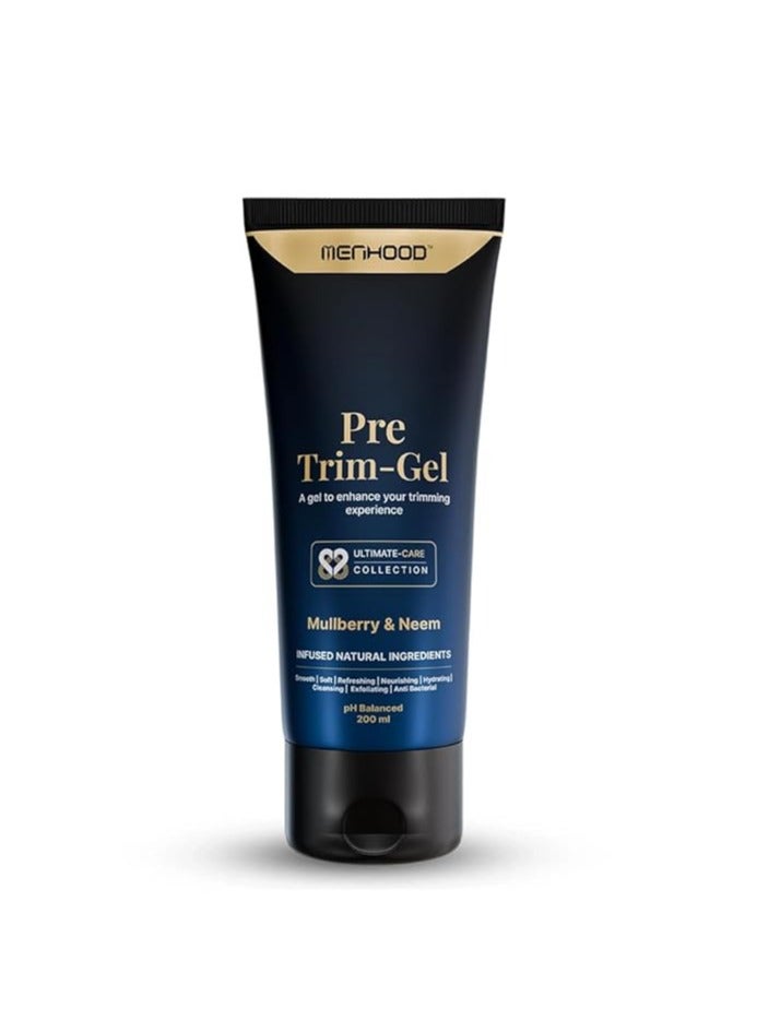 MENHOOD MENHOOD Pre Trim Gel | Formulated For Men Below-The-Waist Trimming | Sensitive Skin | Lubricates Skin Helps In Smooth Glide, Quick Trimming | Paraben-Free (100 ML) - Image 1