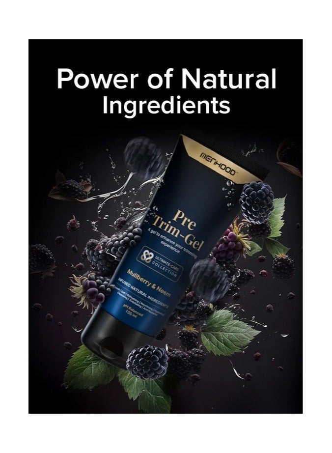 MENHOOD Pre Trim Gel | Formulated For Men Below-The-Waist Trimming | Sensitive Skin | Lubricates Skin Helps In Smooth Glide, Quick Trimming | Paraben-Free (100 ML) - Image 2