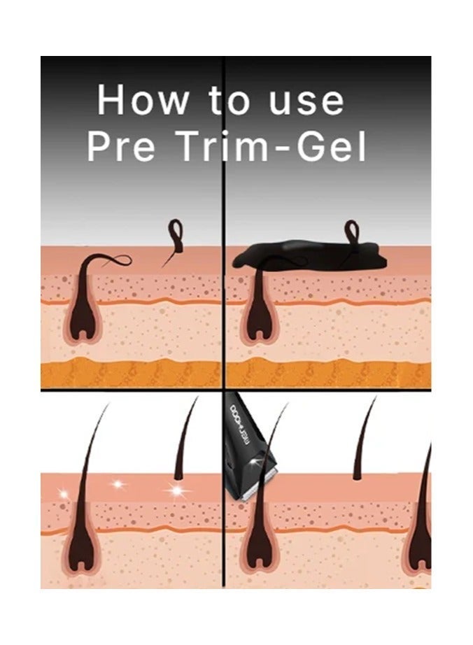 MENHOOD Pre Trim Gel | Formulated For Men Below-The-Waist Trimming | Sensitive Skin | Lubricates Skin Helps In Smooth Glide, Quick Trimming | Paraben-Free (100 ML) - Image 5