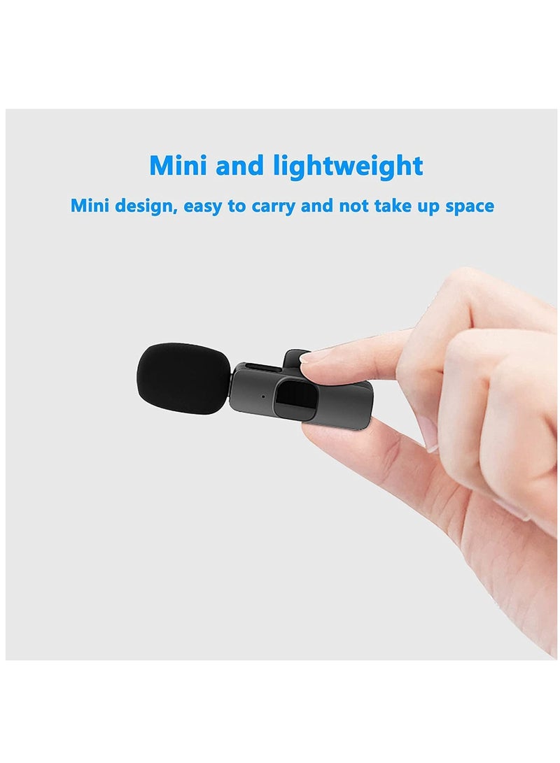 LEDIN Upgraded  Plug-Play Wireless Lapel Lavalier Microphone for iPhone, android Recording, Youtube Facebook Live Stream Vlog  Auto-Sync Wireless Mic with 2 Clips - Image 3