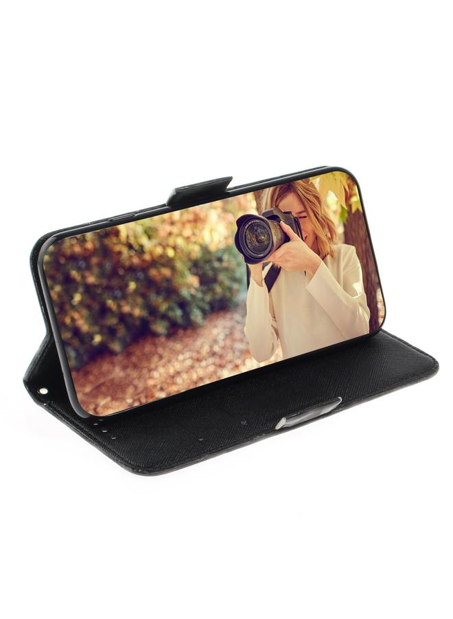 اس-توب جراب هاتف iPhone 16 Plus من الجلد ثلاثي الأبعاد ملون أفقي قابل للطي - Image 5