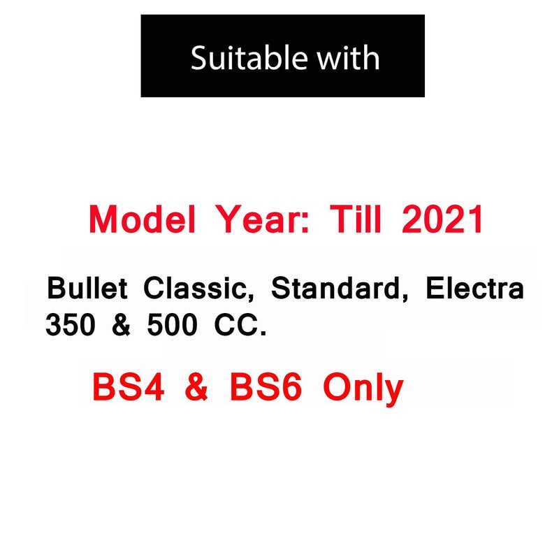 Ramanta Bullet Indicator Orange Glass OE Old Model Bullet Turn Signals Blinkers OE Type Glass Compatible with for Bullet Classic, Standard, Electra 350/500 CC Bike Model Year 2021 (4 PCs, Orange - OE) - Image 3