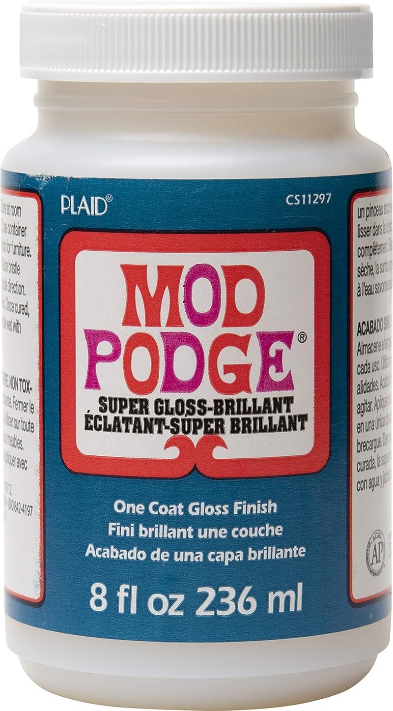 Mod Podge Super Gloss Clear Finish - 8 Ounces - Image 1