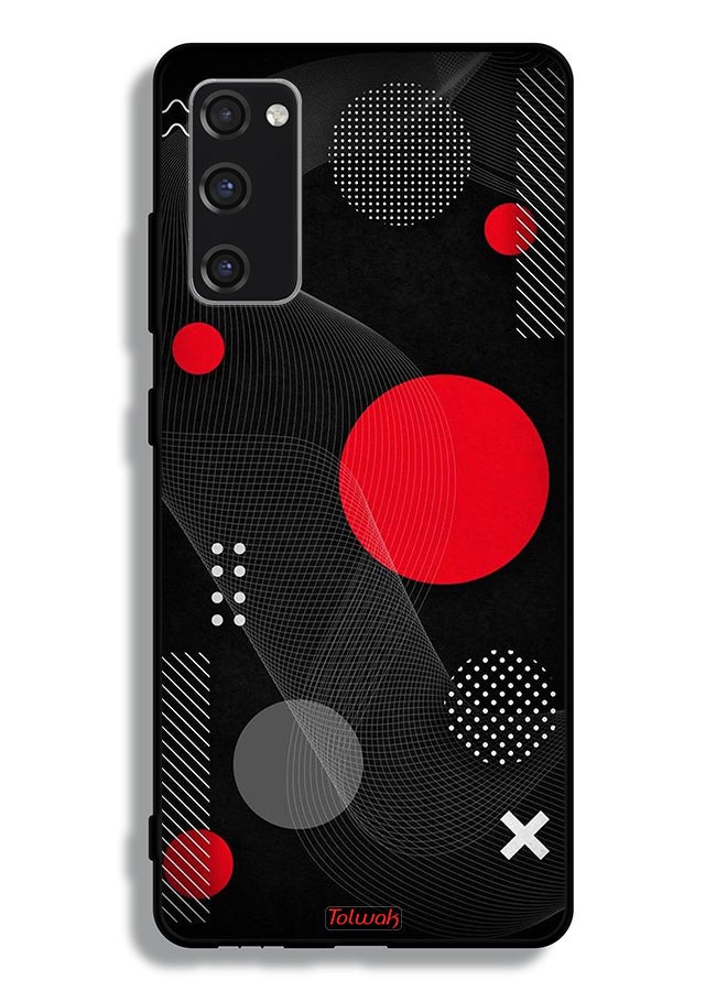 Tolwak Samsung Galaxy S20 FE Protective Case Cover Round And Cross Shape Pattern - Image 2