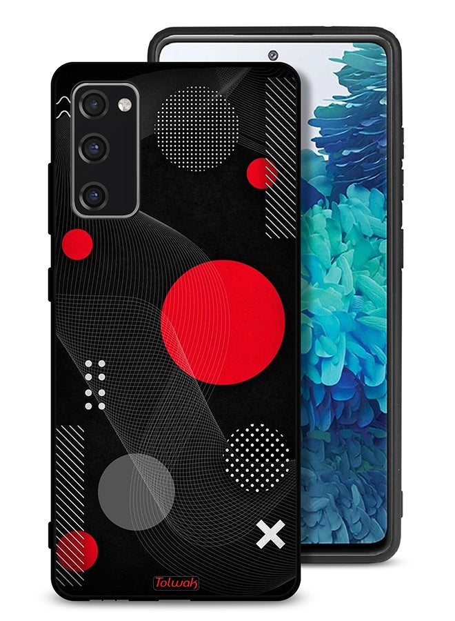 Tolwak Samsung Galaxy S20 FE Protective Case Cover Round And Cross Shape Pattern - Image 1