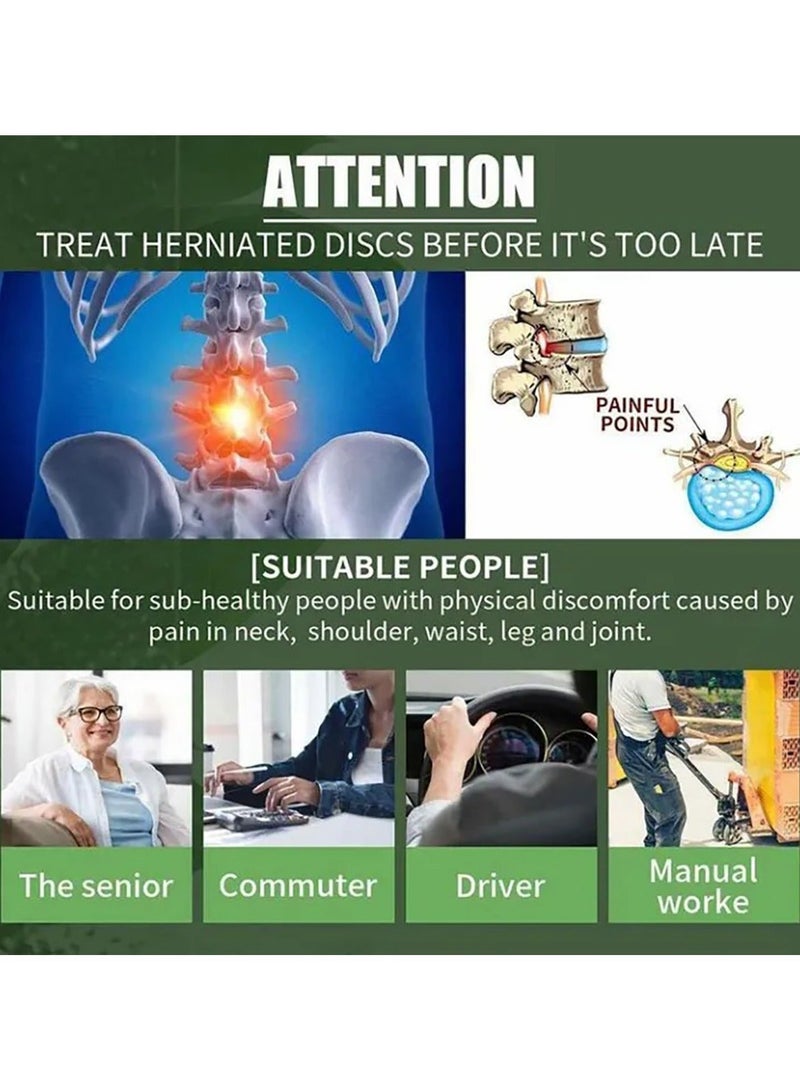 APDMP 3 Packs of Lumbar Cold Gel, Relieve Joint Discomfort, Cervical and Lumbar, and Knee Discomfort. Contains Natural Herbal Extracts. Joint Discomfort Relief Hel - 60g - Image 5