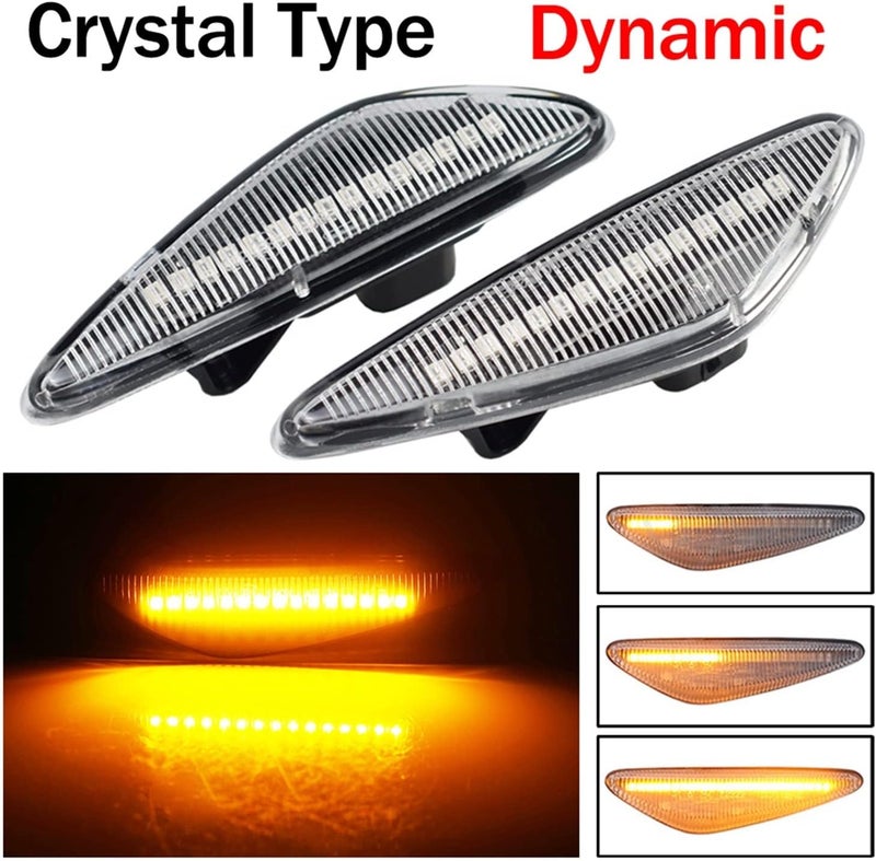 QASULER Dynamic Turn Signal Indicator Lights - Image 5
