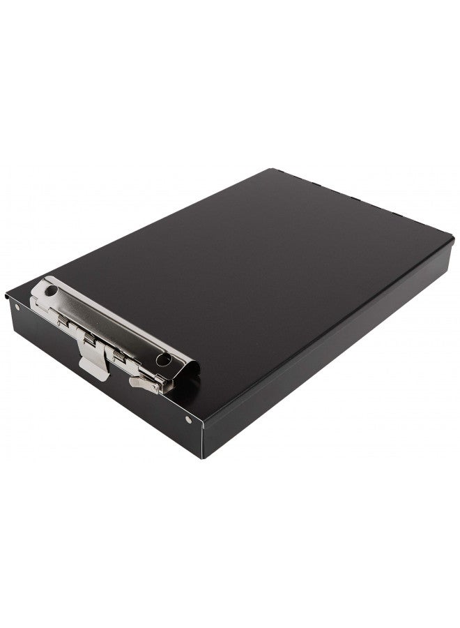 Saunders Metal Clipboard with Storage, Legal Size Heavy Duty Contractor Grade Clipboard, Recycled Aluminum Dual Storage Form Holder with High Capacity Clip, Assembled in USA, Black Cruiser-Mate - Image 2