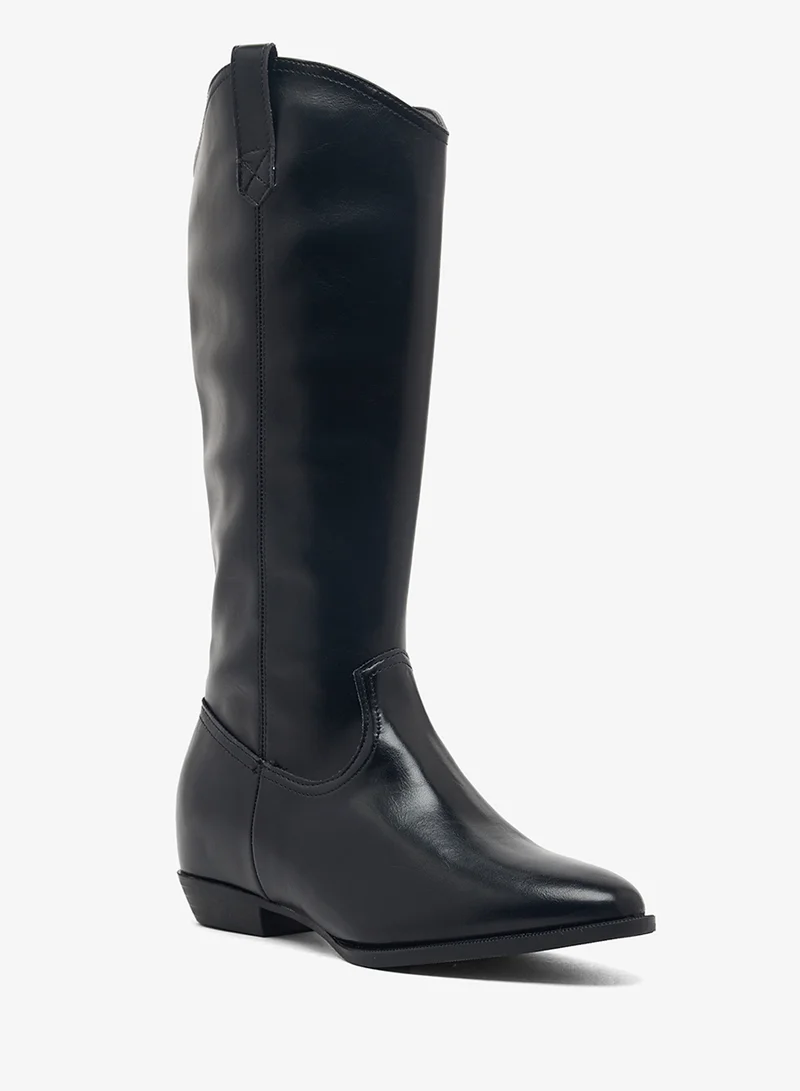 ELLA Pointed Toe Knee Boots