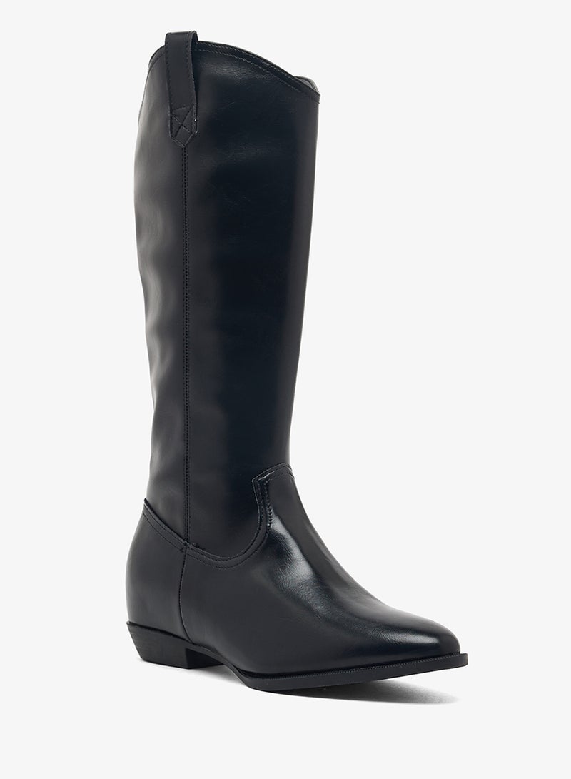 ELLA Pointed Toe Knee Boots - Image 2