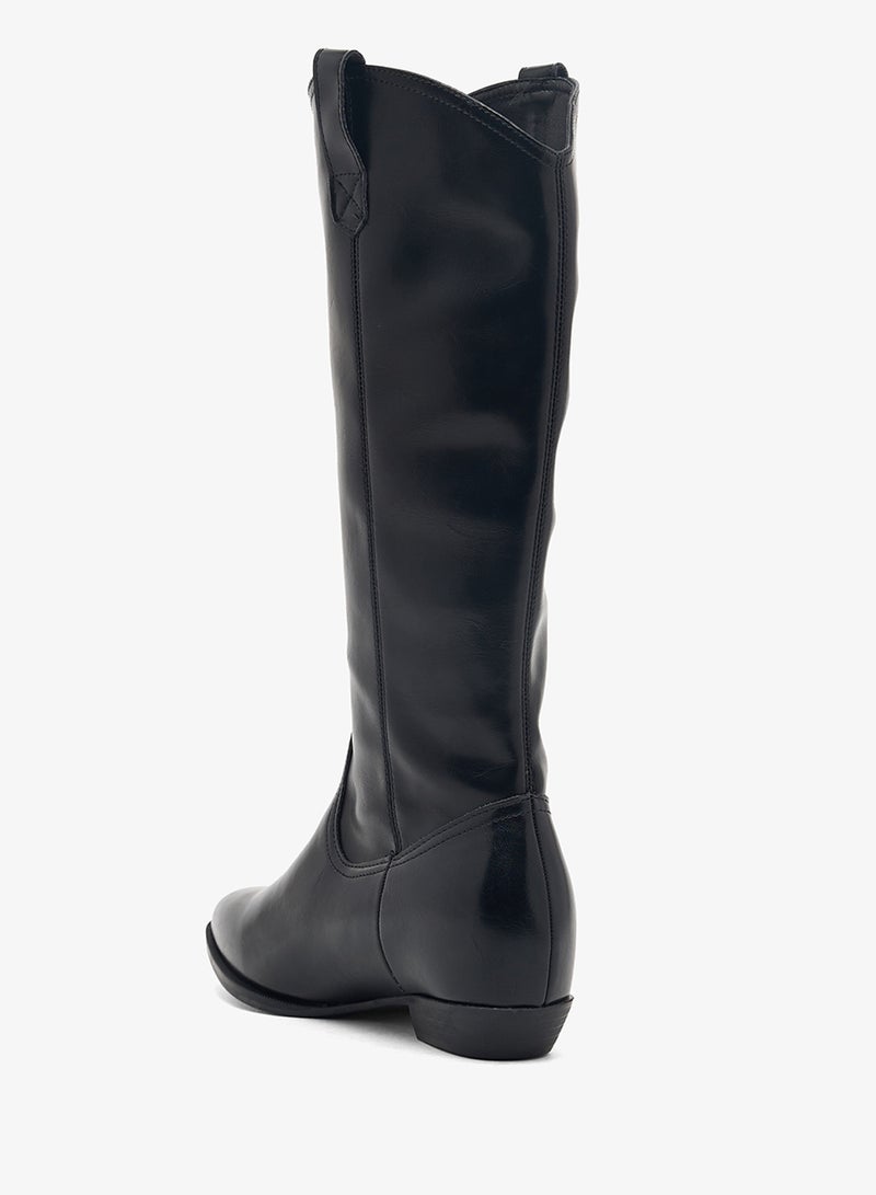 ELLA Pointed Toe Knee Boots - Image 3