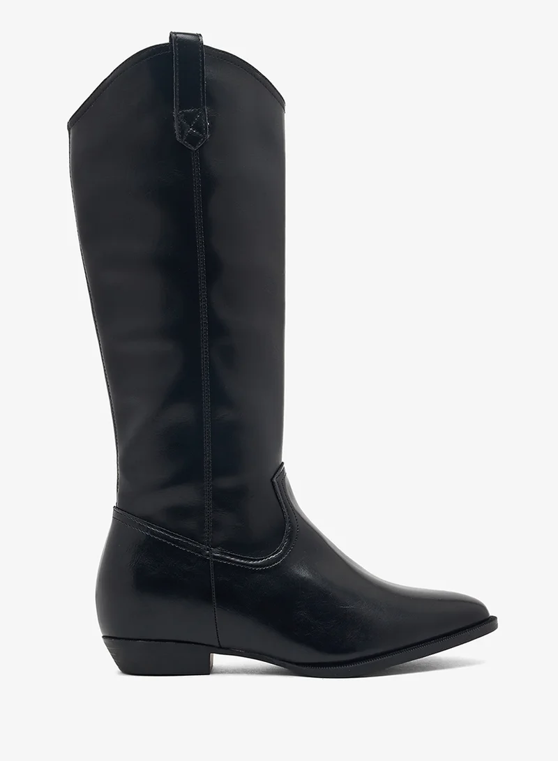 ELLA Pointed Toe Knee Boots