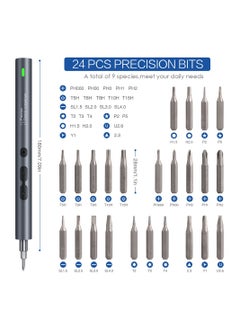 Generic 28 in 1 electric screwdriver set 0.35Nm/0.5Nm with shadowless light Lithium USB direct charging N20 motor(N20)  - Image 4