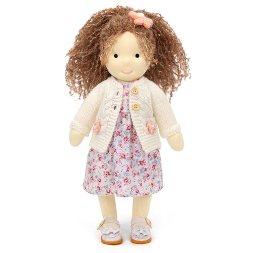 BlissfulPixie Handmade Waldorf Doll Clothes 12 inch Clothing Set with Pretty Box Girl Christmas Birthday PresentAmbers Clothes Accessories - Image 5
