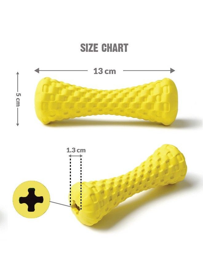 Goofy Tails - Dog Toys ; Natural Rubber Dumbbell Treat Dispensing Toys For Dogs; Nontoxic Chew Toys For Dogs ; Ideal Interactive Dog Toy For All Breeds And Sizes - Image 1
