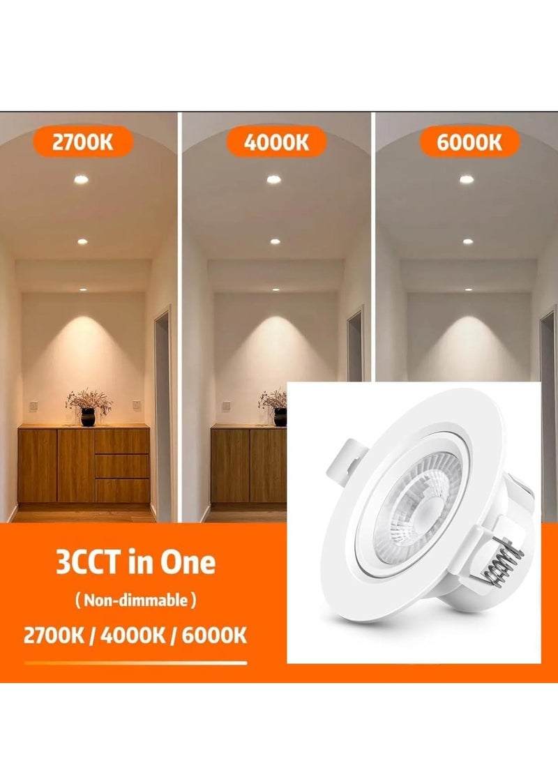 شروق الشمس 4 عبوات من مصابيح سبوت LED غائرة في السقف  - Image 5