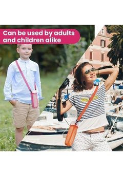 Y&D Water Bottle Carrier with Strap 2pcs Adjustable People and Dog Sleeve Holder for Walking Gym Hiking Camping  - Image 5