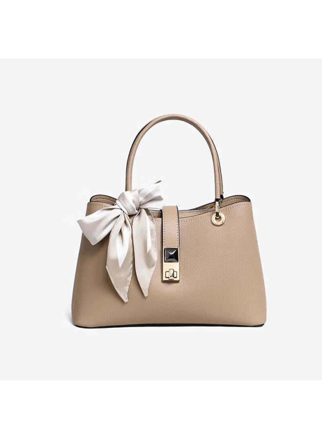 Yuyula Leather Handbag, Women's Bag, Tote Bag For Mothers, Middle-aged High-end Light Luxury Birthday New Year Gift For Girls And Girlfriends - Image 3