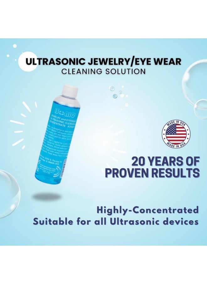iSONIC iSonic CSGJ018OZx1 Ultrasonic JewelryEye Wear Cleaning Solution ConcentrateBlue  - Image 2