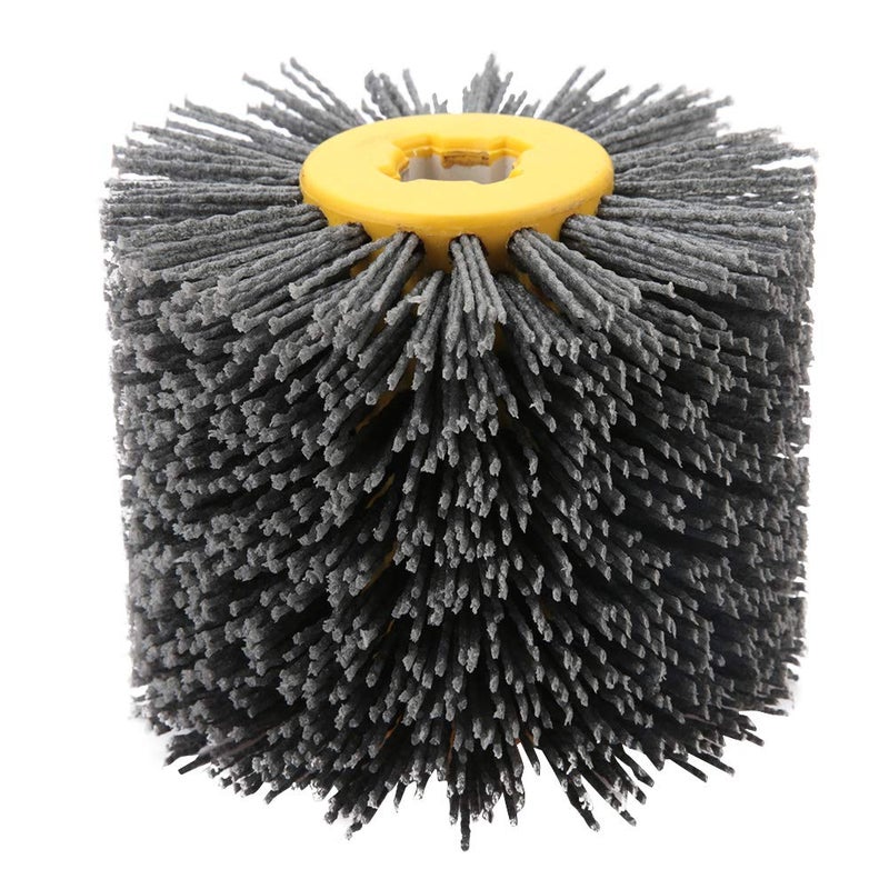 Wire Drawing Polishing Wheel Brush 240, High Durability Burnishing Tool, Wide Application for Wood Furniture Finishing and Deburring - Image 1