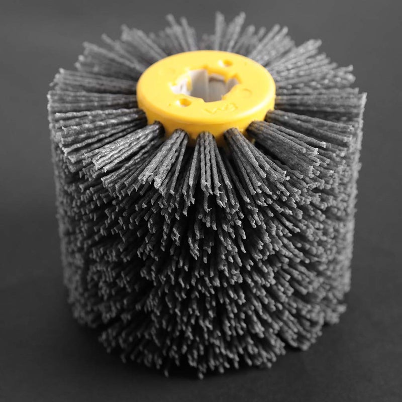 Wire Drawing Polishing Wheel Brush 240, High Durability Burnishing Tool, Wide Application for Wood Furniture Finishing and Deburring - Image 2