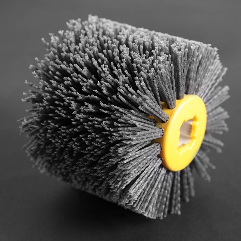 Wire Drawing Polishing Wheel Brush 240, High Durability Burnishing Tool, Wide Application for Wood Furniture Finishing and Deburring - Image 4