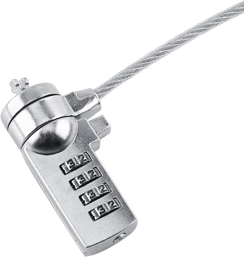 Intra-city fast distribution Keenso Combination Security Lock Cable for Laptop Theft Deterrent, 4-Digit Password Lock with 10,000 Combinations, Ideal for Maximum Security, Works with All Notebooks Global sizing options Tiered purchase options Long lifespan Balanced structure Suburban residential ship KSA stocked goods Budget friendly trendy design Practical build Local inventory listed item Globally trusted affordable quality Spec compliant trusted quality Replaceable parts Diverse application fit Transit damage minimized design Durability enhanced Gulf market standard build Global assemble options Desert area eligible deliver Fixed & portable compatible Field tested quality Transit damage prevent build Rack sorted local inventory Varied available picks Globally selected raw material - Image 2