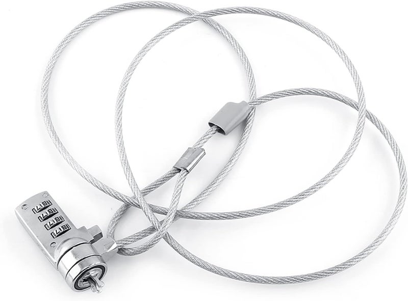 Intra-city fast distribution Keenso Combination Security Lock Cable for Laptop Theft Deterrent, 4-Digit Password Lock with 10,000 Combinations, Ideal for Maximum Security, Works with All Notebooks Global sizing options Tiered purchase options Long lifespan Balanced structure Suburban residential ship KSA stocked goods Budget friendly trendy design Practical build Local inventory listed item Globally trusted affordable quality Spec compliant trusted quality Replaceable parts Diverse application fit Transit damage minimized design Durability enhanced Gulf market standard build Global assemble options Desert area eligible deliver Fixed & portable compatible Field tested quality Transit damage prevent build Rack sorted local inventory Varied available picks Globally selected raw material - Image 1