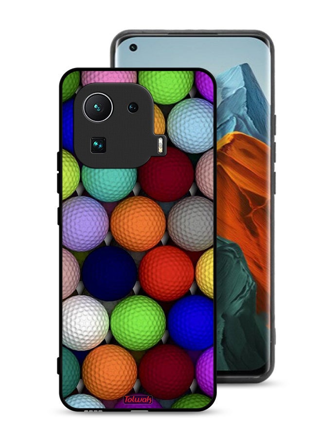 Tolwak Xiaomi Mi 11 Pro Protective Case Cover Balls Abstract Art - Image 1