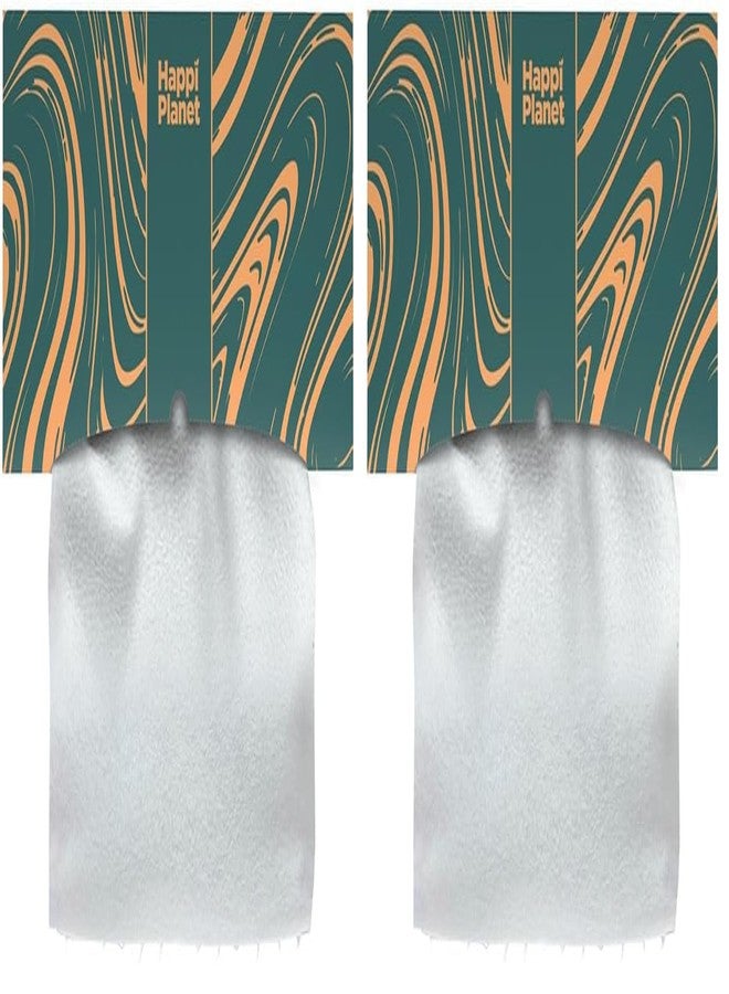 Happi Planet | Reusable Kitchen Towels | (Pack of 2 40 Pulls - 4000 Times Washable | Pull Wipe Wash Reuse | Highly Absorbent, Eco-Friendly, Non-Toxic | For Oil, Water, Tea, Ketchup & Flour Stains - Image 1