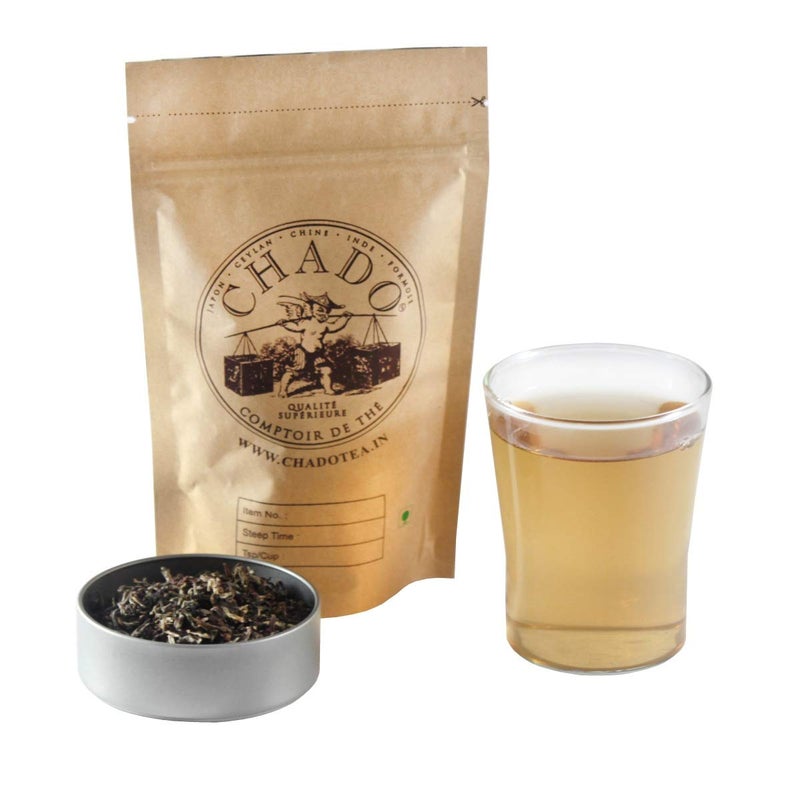 Chado Tea, Pre- Qing Ming Green Monkey (50 gm) | Makes 25 Cups | 100% Vegetarian | Fresh Loose Leaf Tea | - Image 3